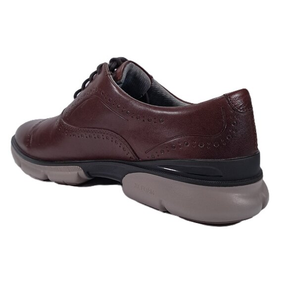 Johnston & Murphy Tanner XC4 Oxford Shoes Men 9 M Cap Toe Leather Brown Lace Up - Picture 3 of 16